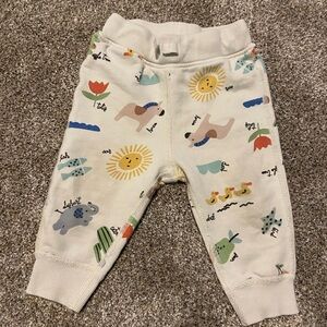 Hanna Andersson Cream Baby Joggers